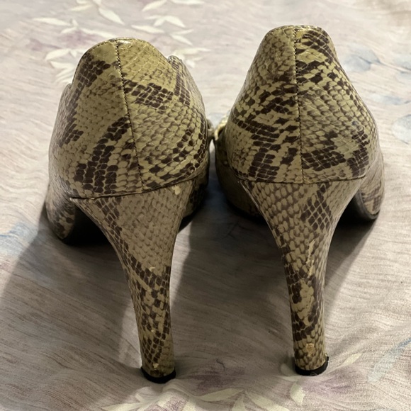 Sam Edelman Snakeskin Pumps - Picture 3 of 6